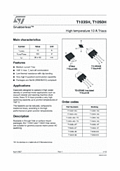 DataSheet T1050H-6T pdf